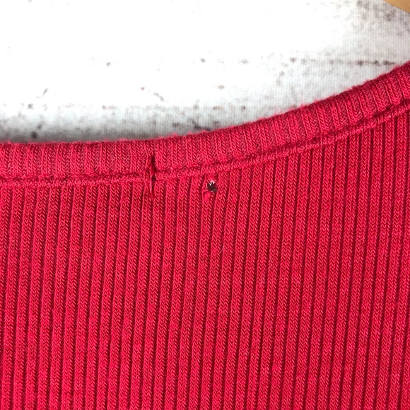 Ambiance V-Neck Strappy Short Sleeve Shirt - Picture 7 of 9